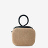 Maze black w raffia knit thumbnail